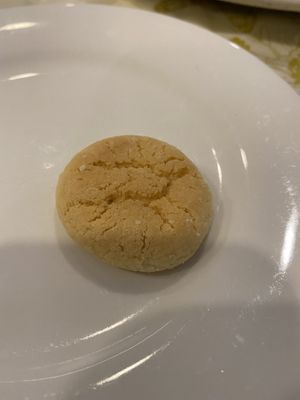 Vegan cookie, not bad  at Sun Bo Kong Vegetarian in Vancouver