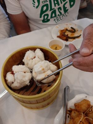 Omg the BBQ buns were AMAZING at Sun Bo Kong Vegetarian in Vancouver