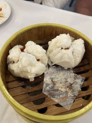 Steamed BBQ buns  at Sun Bo Kong Vegetarian in Vancouver