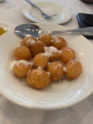 Sweet potato balls  at Sun Bo Kong Vegetarian in Vancouver