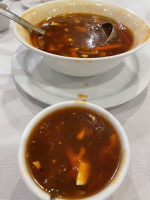 Hot and sour soup   at Sun Bo Kong Vegetarian in Vancouver