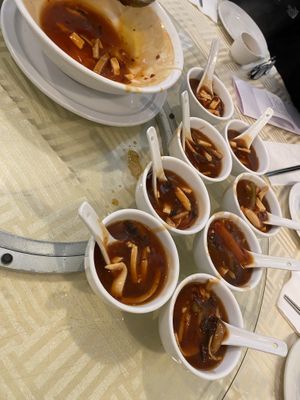 酸辣汤  at Sun Bo Kong Vegetarian in Vancouver