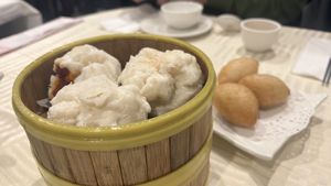 Bbq pork buns   at Sun Bo Kong Vegetarian in Vancouver