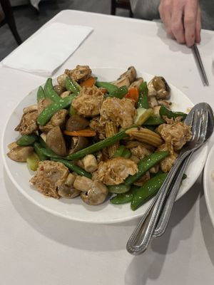 Colourful vegetable chop suey #Veganuary at Sun Bo Kong Vegetarian in Vancouver