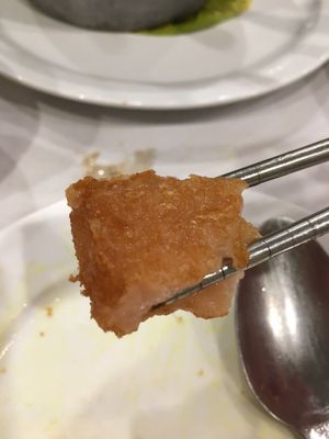 Vegan pork slice  at Sun Bo Kong Vegetarian in Vancouver