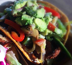 Falacos Texan - delicious! at Falacos - Food Truck in Houston