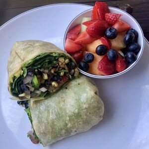 Vegan Burrito  at The Breakfast Bar in Long Beach