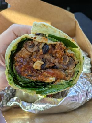 Soyrizo breakfast burrito at The Breakfast Bar in Long Beach