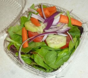 Vegan Garden Salad  at Sistah's Vegan in Eureka