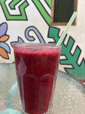 Seasonal fruits lemonade   at Miau in Bucharest