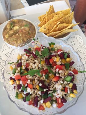 Vegan Mexican Bowl at Cafe Nomad in Fuengirola