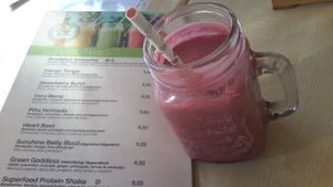 Smoothie at Cafe Nomad in Fuengirola
