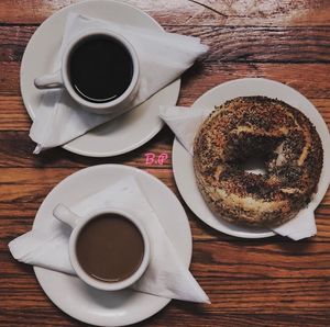 How do you like your coffee?? at Oy Vey Jewish Bakery and Delicatessen in Terre Haute