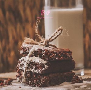 Vegan blueberry brownies. at Oy Vey Jewish Bakery and Delicatessen in Terre Haute