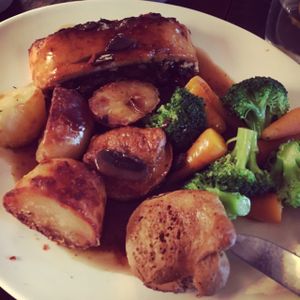 vegan nut roast Wellington at The Old Bell in Henley On Thames