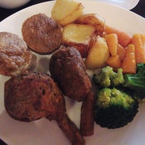 CFC served roast style with all the trimmings at The Old Bell in Henley On Thames