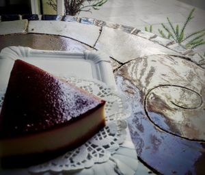 Almond cheesecake at MacroDulces la Espiral at MacroDulces la Espiral in Malaga