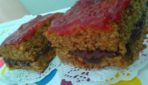 Strawberry chocolate cake at MacroDulces la Espiral in Malaga