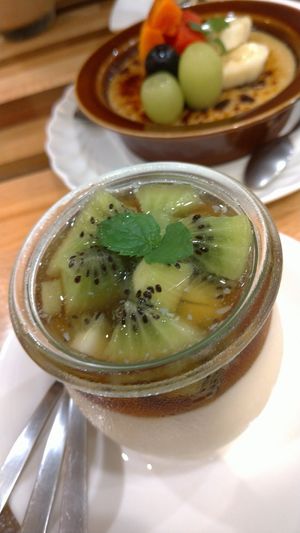 Soy yogurt at Le Jardin du Petit Prince in Taichung