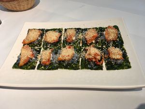 vegan sushi at Le Jardin du Petit Prince in Taichung