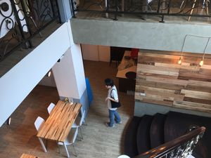 stairs at Le Jardin du Petit Prince in Taichung