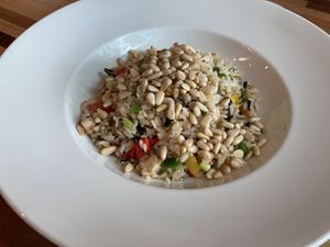 Pine nut rice at Le Jardin du Petit Prince in Taichung