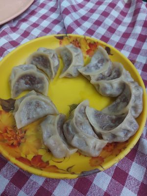 Chocolate momos at Tara's Vegetarian Restaurant in Pokhara