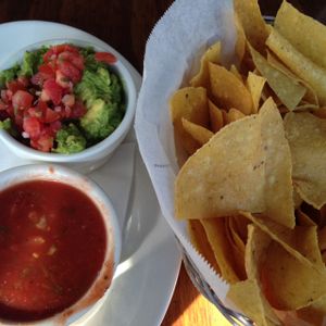 chips, guacamole and salsa  at Elmyriachi in Atlanta