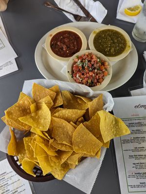 Salsa sampler at Elmyriachi in Atlanta