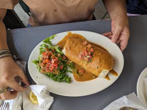 Tres hermanas burrito at Elmyriachi in Atlanta