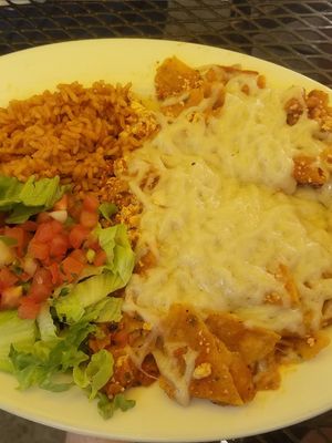 Chilaquiles at Elmyriachi in Atlanta