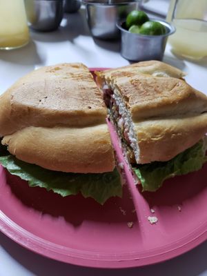 Torta Milanesa at A Darle Que es Taco Vegano - Churubusco in Mexico City
