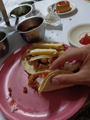 Rico at A Darle Que es Taco Vegano - Churubusco in Mexico City
