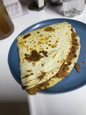 Gringa de pastor de soya  at A Darle Que es Taco Vegano - Churubusco in Mexico City