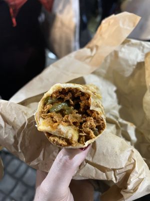 Wheat al pastor burrito  at A Darle Que es Taco Vegano - Churubusco in Mexico City