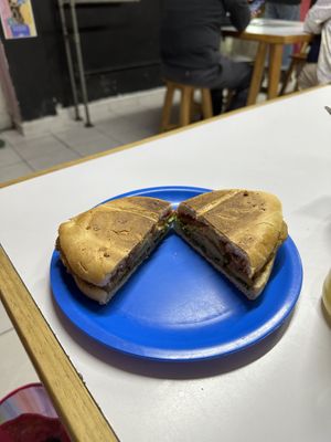Tortas milanesa   at A Darle Que es Taco Vegano - Churubusco in Mexico City