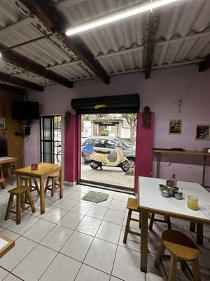 On a great street in a lovely neighborhoodd  at A Darle Que es Taco Vegano - Churubusco in Mexico City