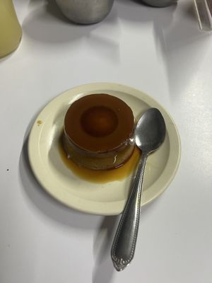 Flan napolitano  at A Darle Que es Taco Vegano - Churubusco in Mexico City
