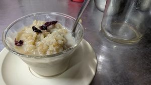 Arroz con leche at A Darle Que es Taco Vegano - Churubusco in Mexico City