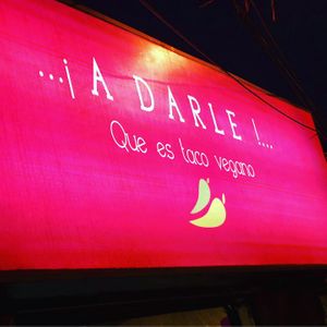 Fachada  at A Darle Que es Taco Vegano - Churubusco in Mexico City