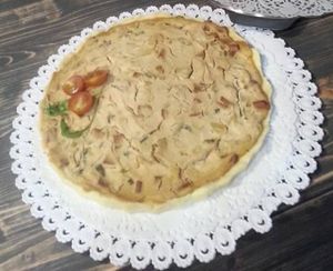 Quiche Lorraine at MoMo Veg Cafe  in Prague