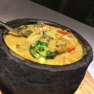 Thai yellow curry at WUJIE 大蔬无界 in Nanjing