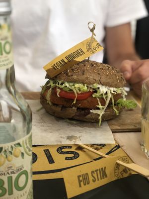 Vegan Burger at FUD in Palermo