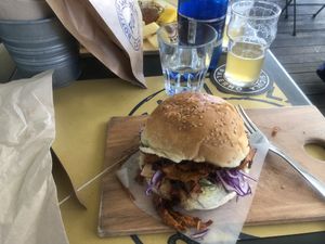 Pulled plant!  Messy, and delicious!  at FUD in Palermo