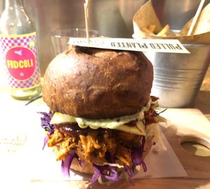 A bad photo of a good burger   at FUD in Palermo