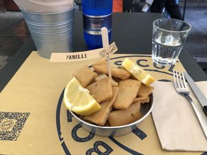 Panelle  at FUD in Palermo