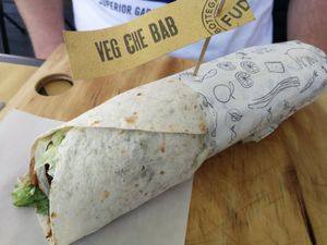 Vegan Che bab at FUD in Palermo