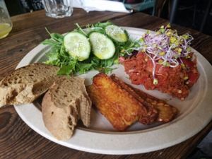 the breakfast at Healthy as Hell in Warsaw