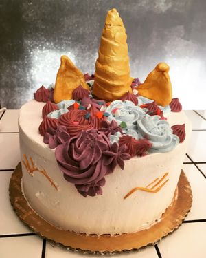 Unicorn Birthday Cake at Bez Jaj in Poznan