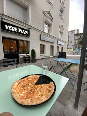 Outsid at Vege Pizza in Poznan